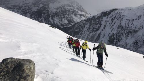Impressionen von einer Skitour im Rahmen der  "Engadiner Highlights". Foto: Reto Grundbacher