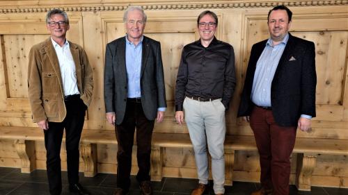 Der Verwaltungsrat der ESTM AG: Fredi Gmür, Martin Berthod, Kurt Bobst, Claudio Dietrich (v.l.n.r.)	Foto: ESTM AG