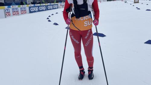 Fabiana Wieser an den Nordischen Weltmeisterschaften im slowenischen Planica. Foto: z.Vfg